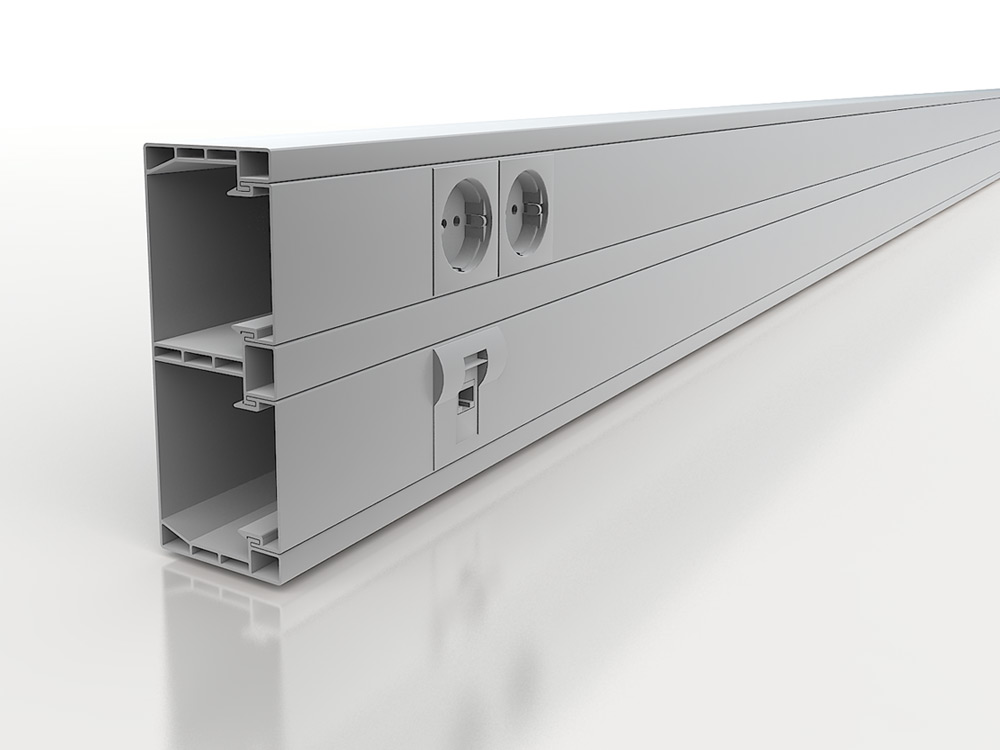 Canaux pour installations pour une fixation rapide des fruits